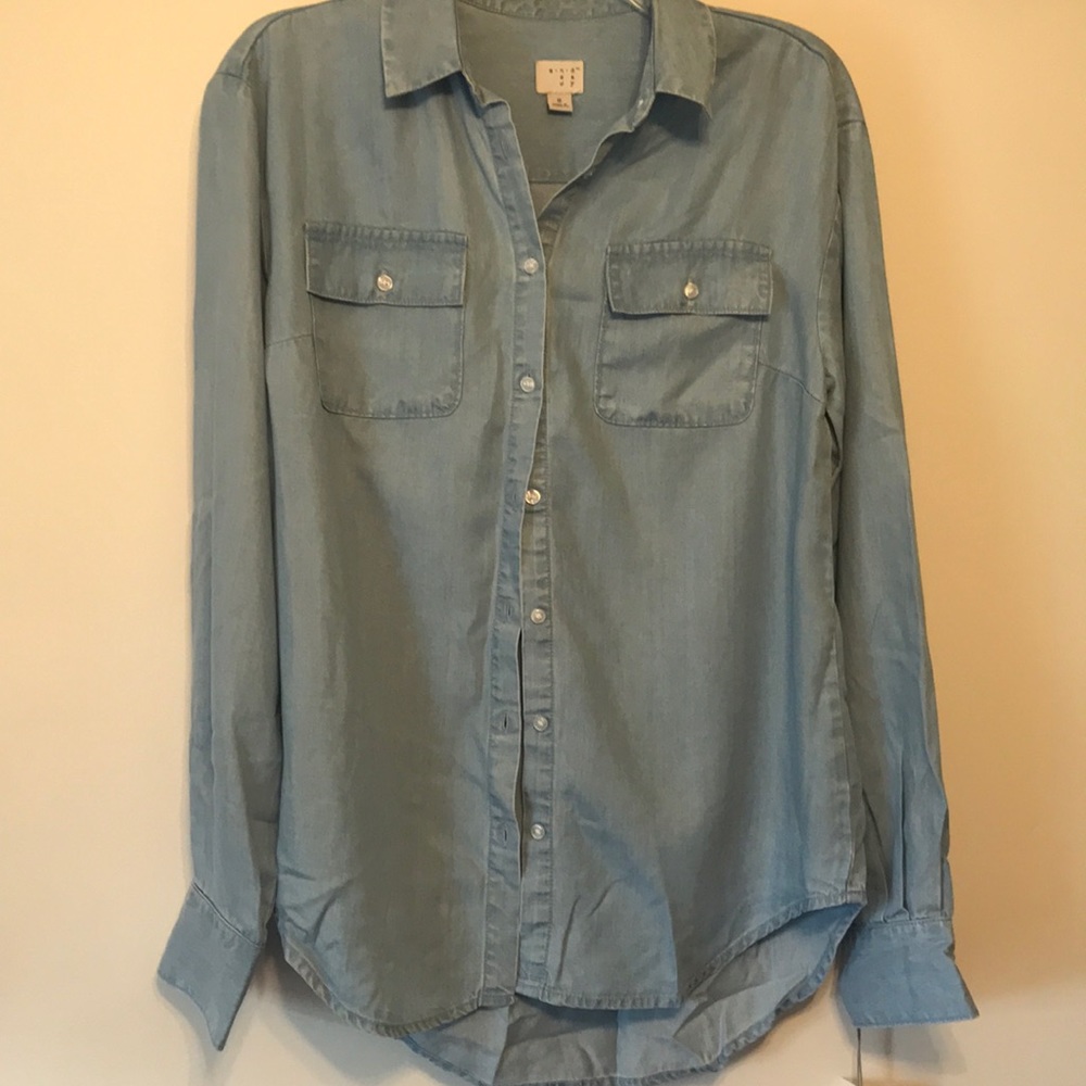 A New Day Demin Button Up Shirt